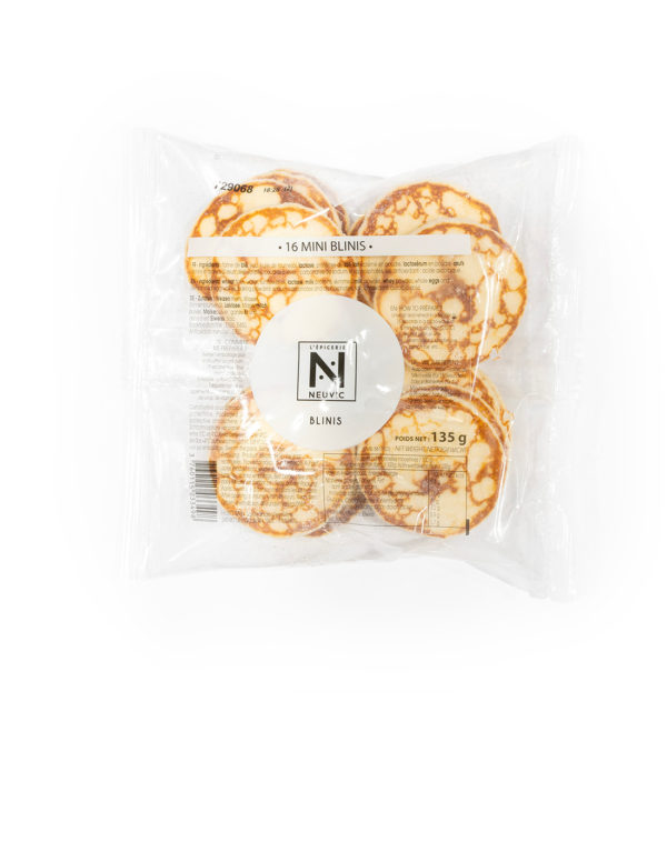 Blinis – Sachet de 16 mini blinis